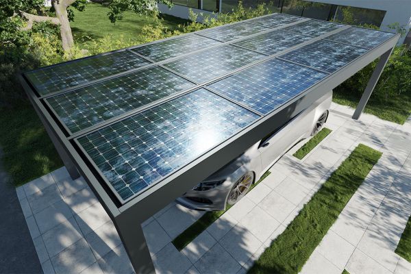 Carport Misteral s sončno elektrarno